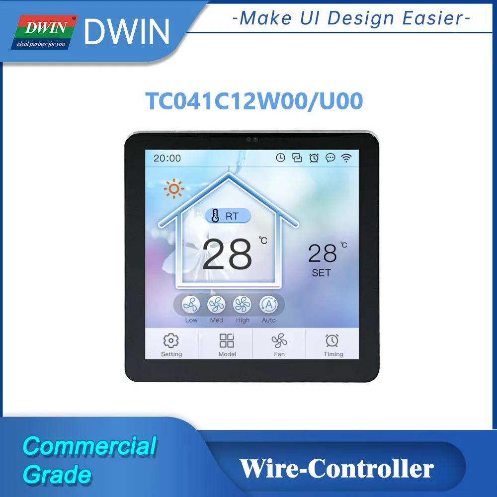 DWIN  IPS LCD ġ ũ г IOT Ʈ Ȩ ̾ Ʈѷ, RS485 TC041C12 U(W) 00, 4.1 ġ, 720*720